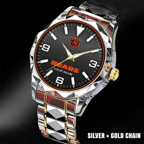 Chicago Bears Business Watch For Men Automatic Mechanical Stainless Steel Band 2025 SPTDMW550 - Image 2
