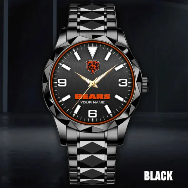 Chicago Bears Business Watch For Men Automatic Mechanical Stainless Steel Band 2025 SPTDMW550 - Image 4