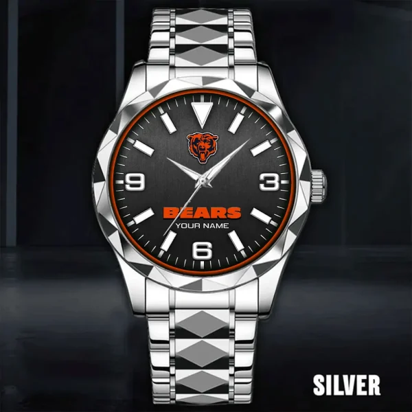 Chicago Bears Business Watch For Men Automatic Mechanical Stainless Steel Band 2025 SPTDMW550 - Image 5