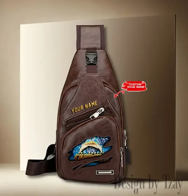 Los Angeles Chargers Fashion Men Chest Bag Single Strap Anti-theft New 2025 SPTLTSLINGBAG179 - Image 3