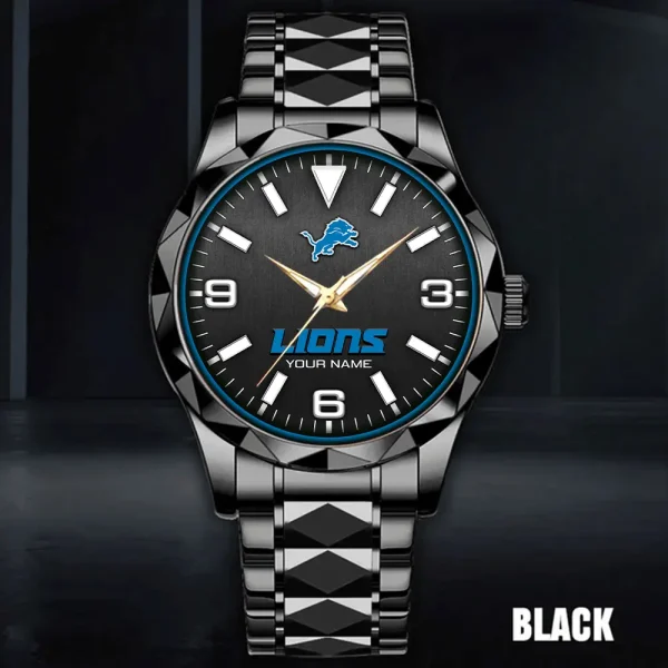 Detroit Lions Business Watch For Men Automatic Mechanical Stainless Steel Band 2025 SPTDMW555 - Image 4