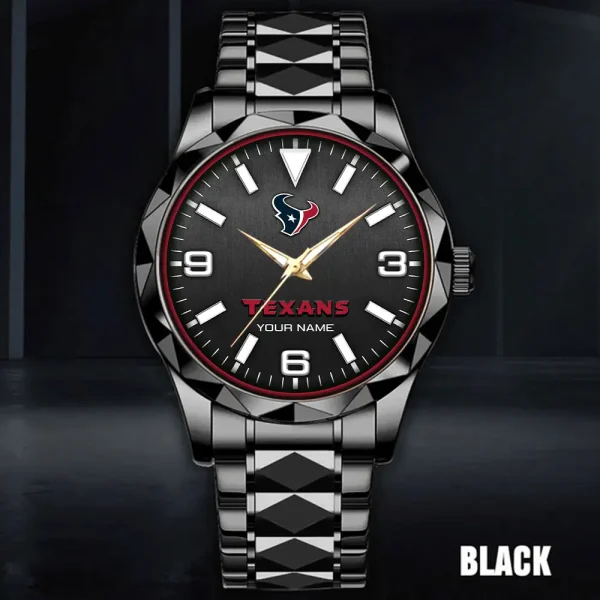 Houston Texans Business Watch For Men Automatic Mechanical Stainless Steel Band 2025 SPTDMW557 - Image 3