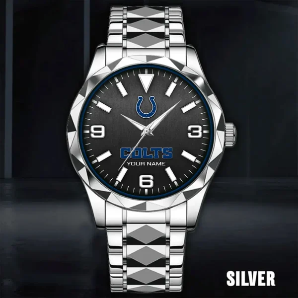 Indianapolis Colts Business Watch For Men Automatic Mechanical Stainless Steel Band 2025 SPTDMW558 - Image 5