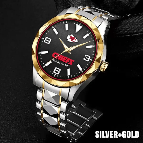 Kansas City Chiefs Business Watch For Men Automatic Mechanical Stainless Steel Band 2025 SPTDMW560