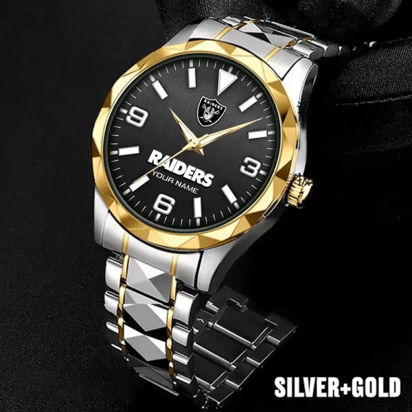 Las Vegas Raiders Business Watch For Men Automatic Mechanical Stainless Steel Band 2025 SPTDMW561