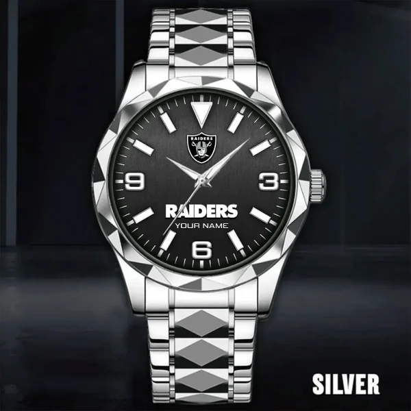 Las Vegas Raiders Business Watch For Men Automatic Mechanical Stainless Steel Band 2025 SPTDMW561 - Image 4