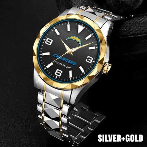 Los Angeles Chargers Business Watch For Men Automatic Mechanical Stainless Steel Band 2025 SPTDMW562
