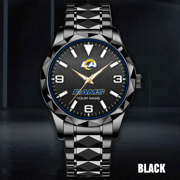 Los Angeles Rams Business Watch For Men Automatic Mechanical Stainless Steel Band 2025 SPTDMW563 - Image 3