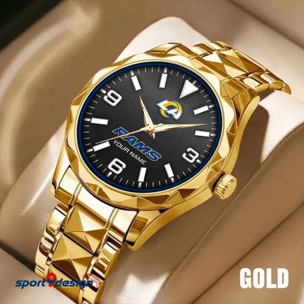 Los Angeles Rams Business Watch For Men Automatic Mechanical Stainless Steel Band 2025 SPTDMW563 - Image 4