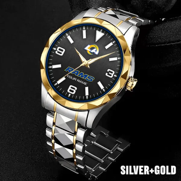 Los Angeles Rams Business Watch For Men Automatic Mechanical Stainless Steel Band 2025 SPTDMW563