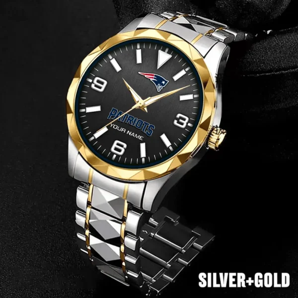 New England Patriots Business Watch For Men Automatic Mechanical Stainless Steel Band 2025 SPTDMW566