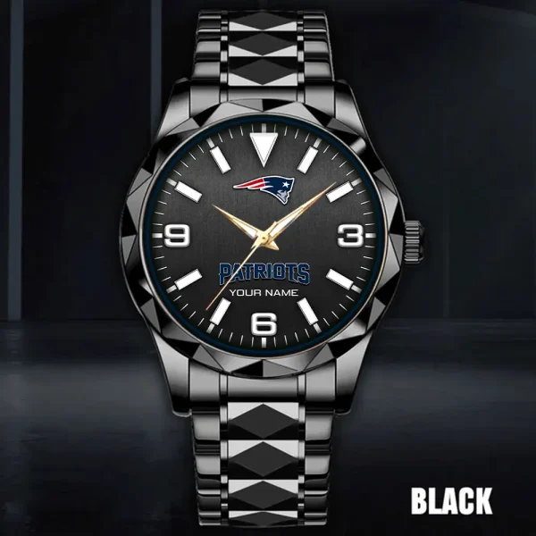 New England Patriots Business Watch For Men Automatic Mechanical Stainless Steel Band 2025 SPTDMW566 - Image 4
