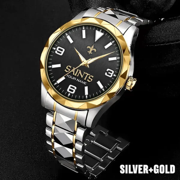 New Orleans Saints Business Watch For Men Automatic Mechanical Stainless Steel Band 2025 SPTDMW567
