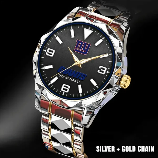 New York Giants Business Watch For Men Automatic Mechanical Stainless Steel Band 2025 SPTDMW568 - Image 2