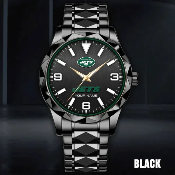 New York Jets Business Watch For Men Automatic Mechanical Stainless Steel Band 2025 SPTDMW569 - Image 3