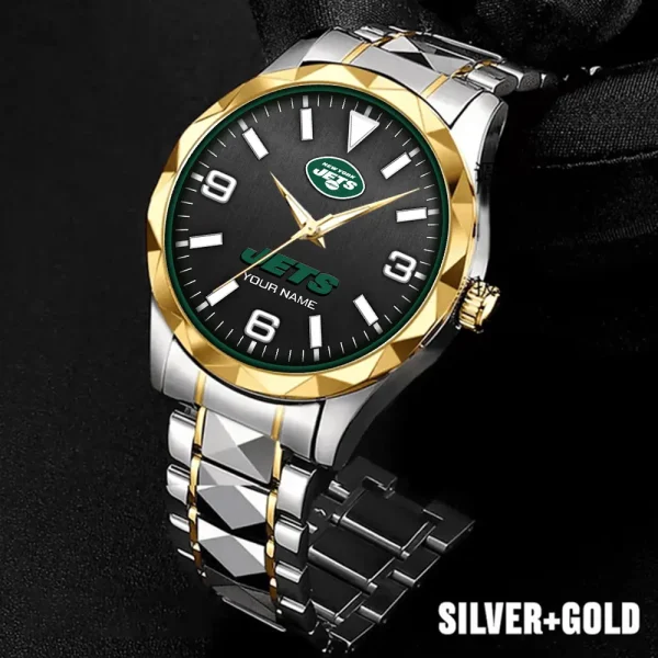 New York Jets Business Watch For Men Automatic Mechanical Stainless Steel Band 2025 SPTDMW569