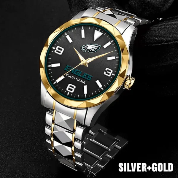 Philadelphia Eagles Business Watch For Men Automatic Mechanical Stainless Steel Band 2025 SPTDMW570