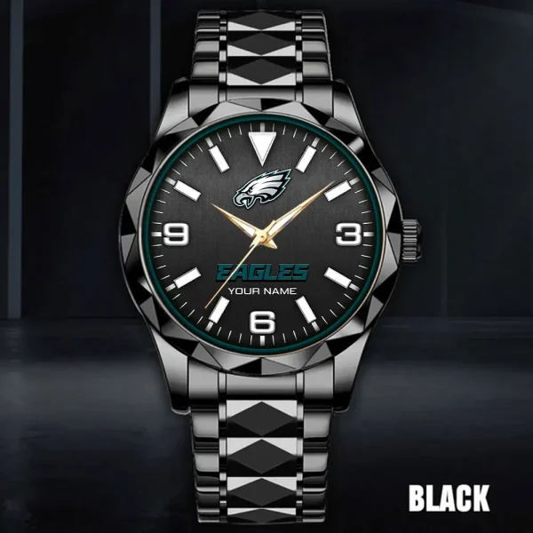 Philadelphia Eagles Business Watch For Men Automatic Mechanical Stainless Steel Band 2025 SPTDMW570 - Image 4