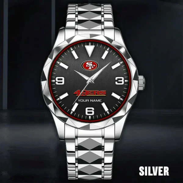 San Francisco 49ers Business Watch For Men Automatic Mechanical Stainless Steel Band 2025 SPTDMW572 - Image 2