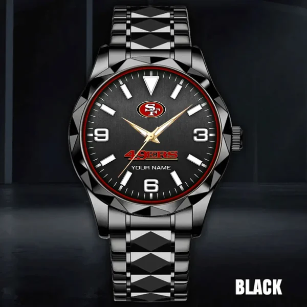 San Francisco 49ers Business Watch For Men Automatic Mechanical Stainless Steel Band 2025 SPTDMW572 - Image 3