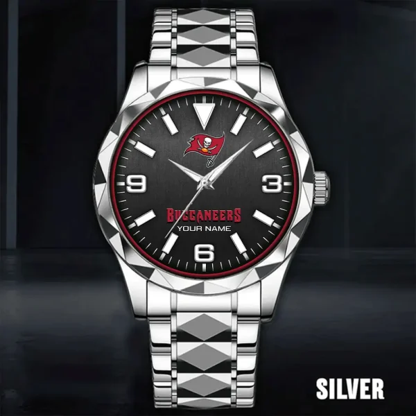 Tampa Bay Buccaneers Business Watch For Men Automatic Mechanical Stainless Steel Band 2025 SPTDMW574 - Image 2