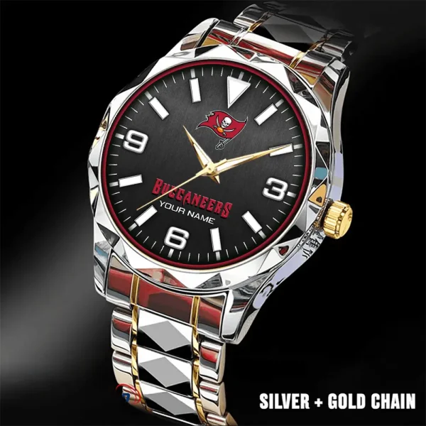 Tampa Bay Buccaneers Business Watch For Men Automatic Mechanical Stainless Steel Band 2025 SPTDMW574 - Image 5
