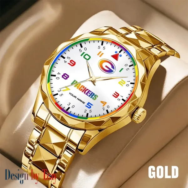 Green Bay Packers Business Watch For Men Automatic Mechanical Stainless Steel Band 2025 SPTDMW588 - Image 2