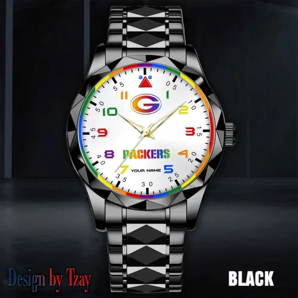 Green Bay Packers Business Watch For Men Automatic Mechanical Stainless Steel Band 2025 SPTDMW588 - Image 5