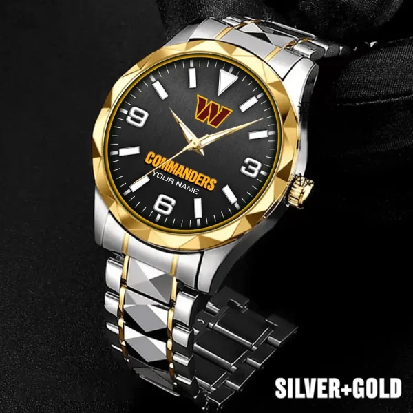 Washington Commanders Business Watch For Men Automatic Mechanical Stainless Steel Band 2025 SPTDMW576