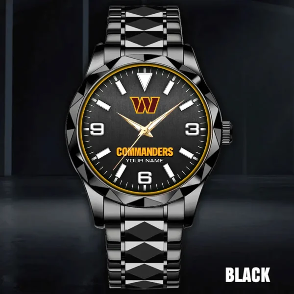 Washington Commanders Business Watch For Men Automatic Mechanical Stainless Steel Band 2025 SPTDMW576 - Image 4