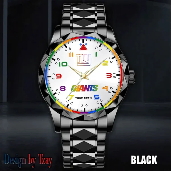 New York Giants Business Watch For Men Automatic Mechanical Stainless Steel Band 2025 SPTDMW600 - Image 2