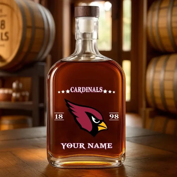 Arizona Cardinals NFL Personalized Whiskey Bottle Father's Day, Gift For Dad, Grandpa - Limited Edition SPTWHBL001 - Image 3