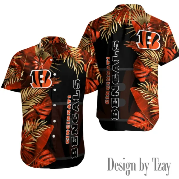 Cincinnati Bengals Button Shirt Summer Holiday Gift For Sports Enthusiast AZCBS148