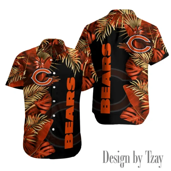 Chicago Bears Button Shirt Summer Holiday Gift For Sports Enthusiast AZCBS149