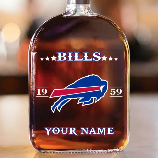 Buffalo Bills NFL Personalized Whiskey Bottle Father's Day, Gift For Dad, Grandpa - Limited Edition SPTWHBL004 - Image 2