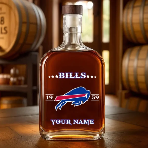 Buffalo Bills NFL Personalized Whiskey Bottle Father's Day, Gift For Dad, Grandpa - Limited Edition SPTWHBL004 - Image 3