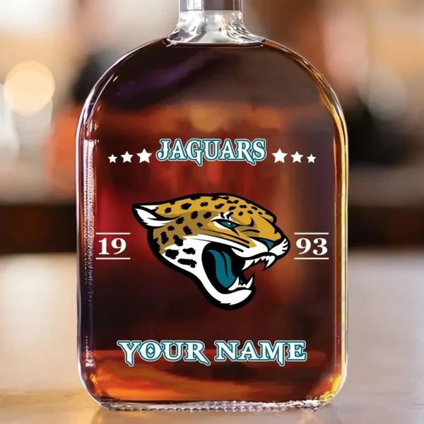 Jacksonville Jaguars NFL Personalized Whiskey Bottle Father's Day, Gift For Dad, Grandpa - Limited Edition SPTWHBL015 - Image 2