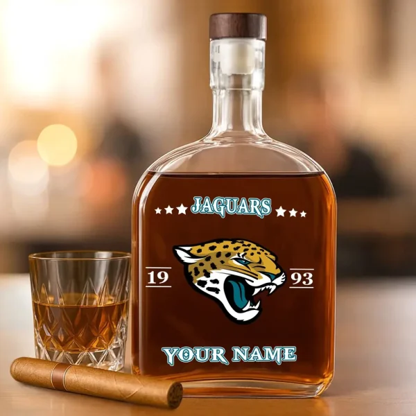 Jacksonville Jaguars NFL Personalized Whiskey Bottle Father's Day, Gift For Dad, Grandpa - Limited Edition SPTWHBL015 - Image 4