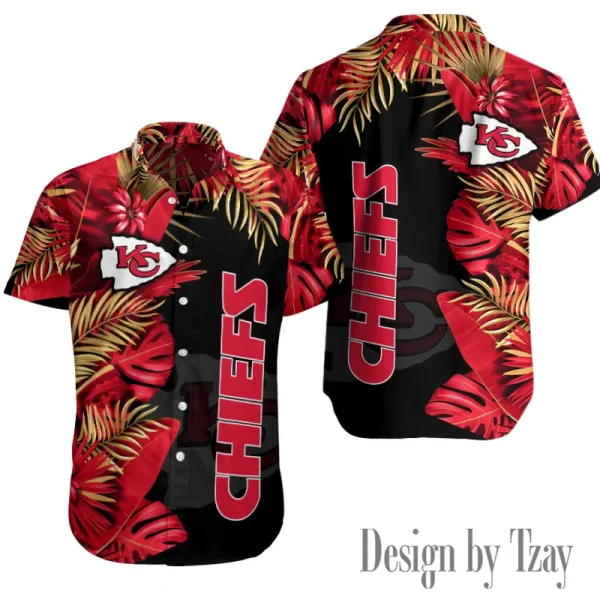 Kansas City Chiefs Button Shirt Summer Holiday Gift For Sports Enthusiast AZCBS154