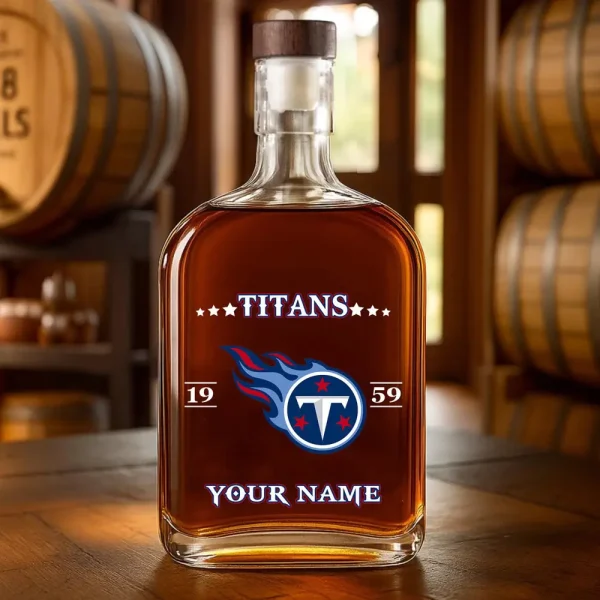 Tennessee Titans NFL Personalized Whiskey Bottle Father's Day, Gift For Dad, Grandpa - Limited Edition SPTWHBL031 - Image 5