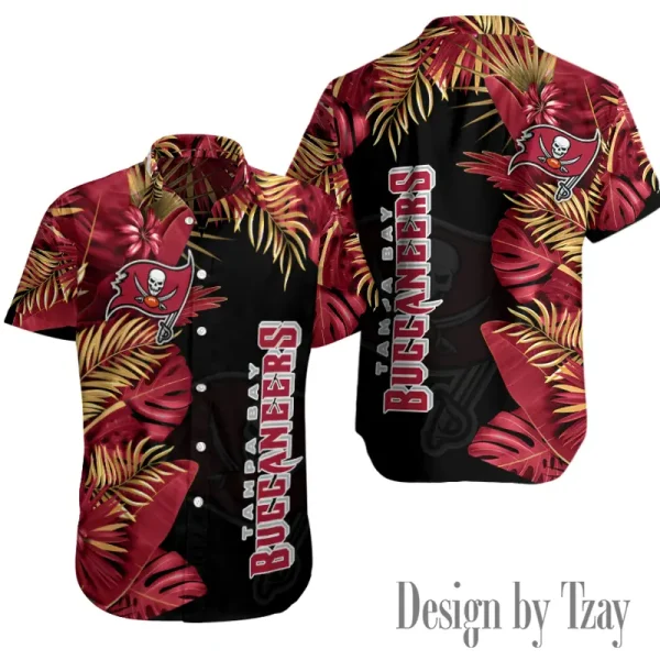 Tampa Bay Buccaneers Button Shirt Summer Holiday Gift For Sports Enthusiast AZCBS167