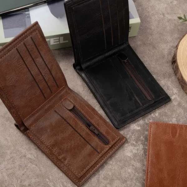 Las Vegas Raiders Men Leather Horizontal Wallet For Fans, Gifts For Football Lovers SPTLHTW049 - Image 7
