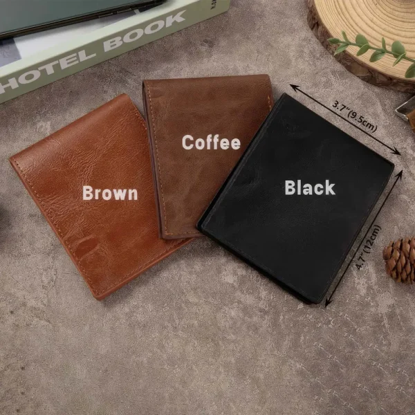 Washington Commanders Men Leather Horizontal Wallet For Fans, Gifts For Football Lovers SPTLHTW064 - Image 2