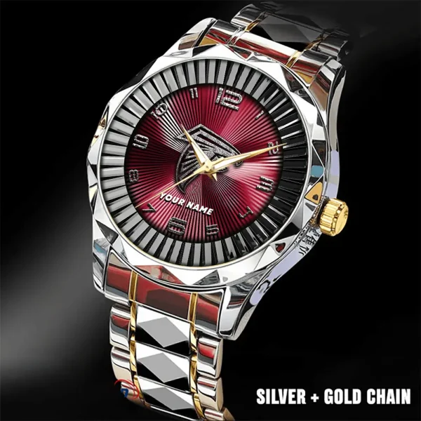 Atlanta Falcons Business Watch For Men Automatic Mechanical Stainless Steel Band 2025 SPTDMW610 - Image 2