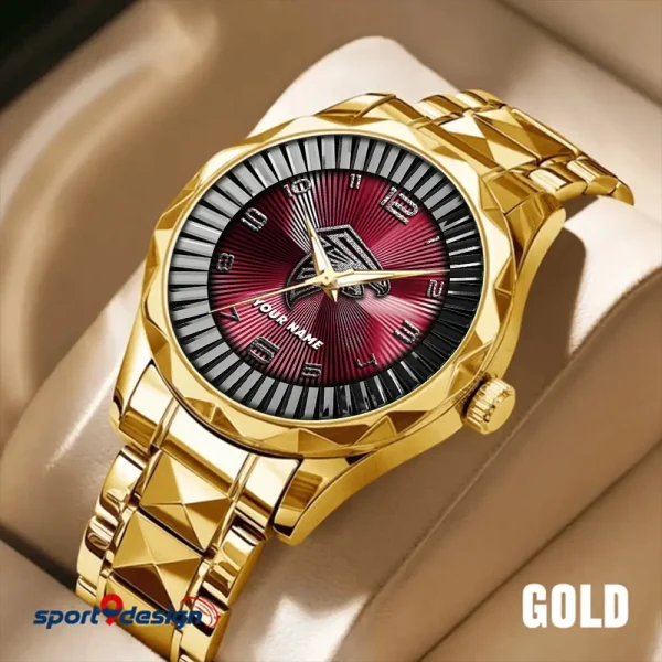 Atlanta Falcons Business Watch For Men Automatic Mechanical Stainless Steel Band 2025 SPTDMW610 - Image 4