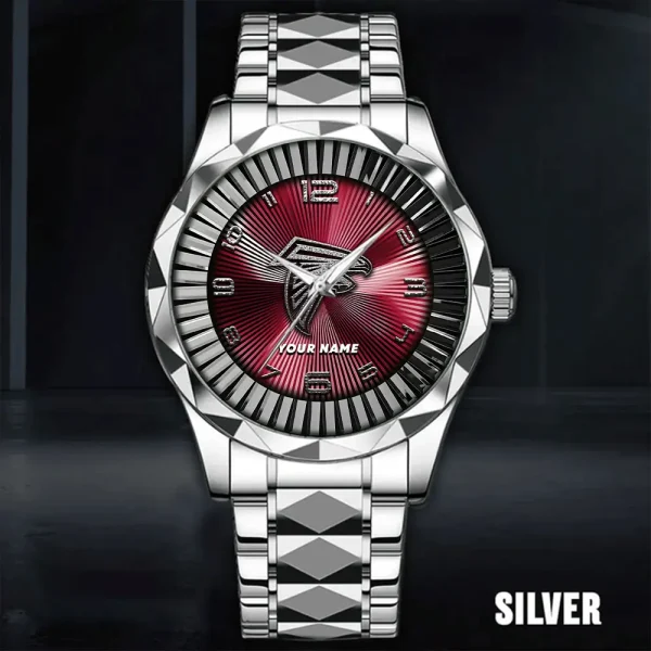 Atlanta Falcons Business Watch For Men Automatic Mechanical Stainless Steel Band 2025 SPTDMW610 - Image 5