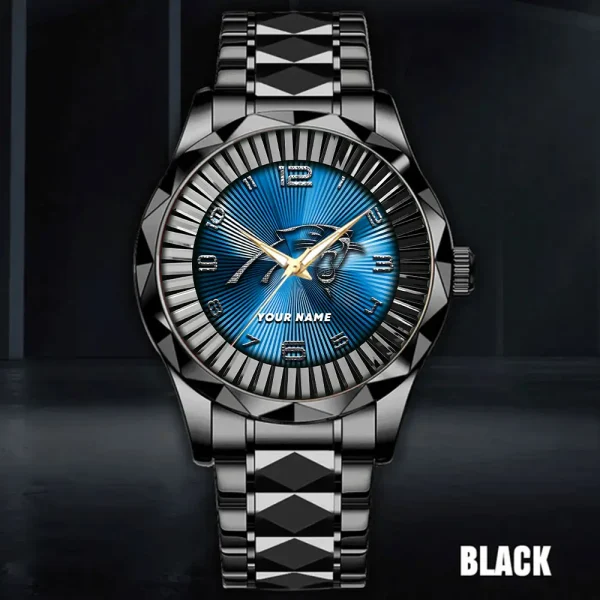 Carolina Panthers Business Watch For Men Automatic Mechanical Stainless Steel Band 2025 SPTDMW613 - Image 3