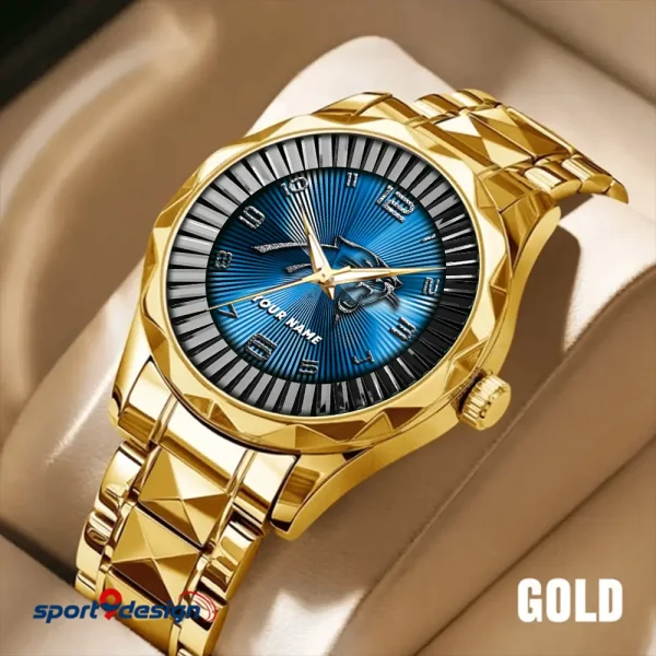 Carolina Panthers Business Watch For Men Automatic Mechanical Stainless Steel Band 2025 SPTDMW613 - Image 4