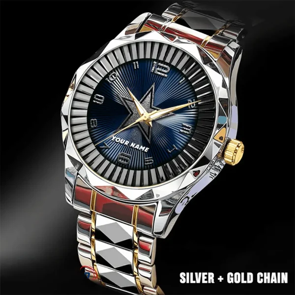 Dallas Cowboys Business Watch For Men Automatic Mechanical Stainless Steel Band 2025 SPTDMW617 - Image 2
