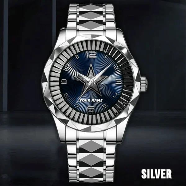 Dallas Cowboys Business Watch For Men Automatic Mechanical Stainless Steel Band 2025 SPTDMW617 - Image 5